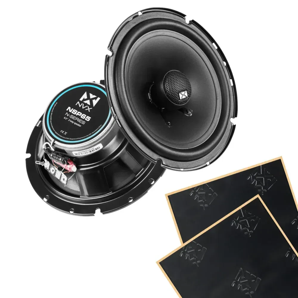 Пассивная акустическая система для автомобиля NVX NSP65 N-Series 6.5" 2-Way 180W RMS (набор, пара) с виброизоляцией