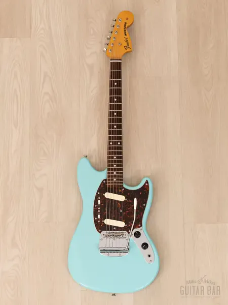 Электрогитара Fender Mustang 1969 Vintage Reissue MG69 SS Daphne Blue w/gigbag Japan 2002