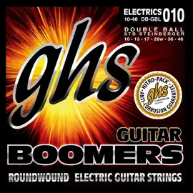 Струны для электрогитары GHS Strings DB-GBL Double Ball Boomers 10-46