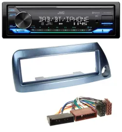 JVC Bluetooth DAB USB MP3 Autoradio für Ford Ka bis 2008 blau-metallic