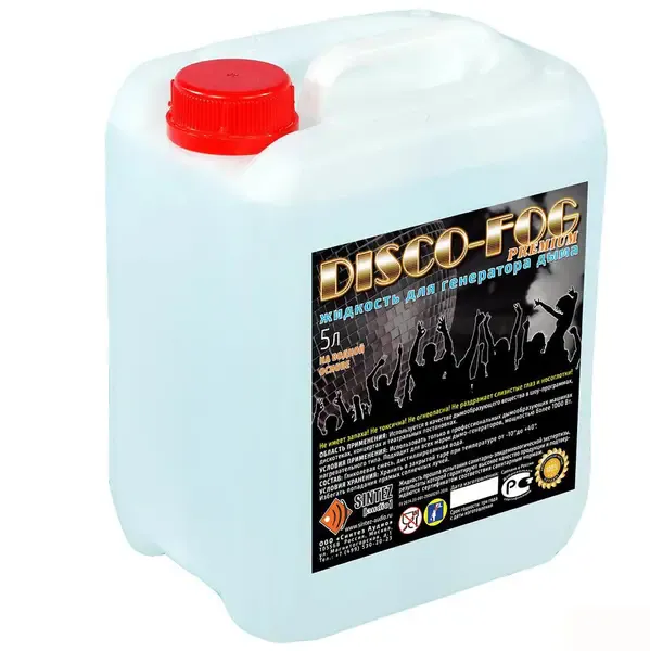 Жидкость для генераторов дыма Синтез Аудио DF-Premium Disco Fog 5 л