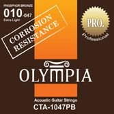 Струны для акустической гитары Olympia CTA1047PB 10-47, бронза фосфорная
