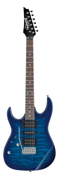 Электрогитара Ibanez Gio GRX70QAL Lefthand Transparent Blue Burst