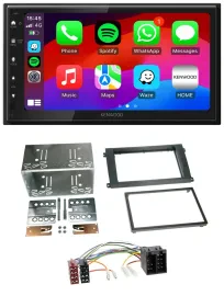 Kenwood MP3 USB DAB 2DIN Bluetooth Autoradio für Porsche Cayenne 2002-2007