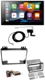 Автомагнитола Pioneer 2-DIN MP3 USB Bluetooth DAB для Ford Fiesta (2003–2005), Fusion (2002–2005)
