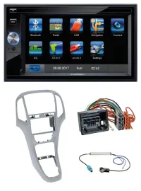 Blaupunkt SD Bluetooth 2DIN MP3 USB AUX Autoradio für Opel Astra J ab 2009 Plati