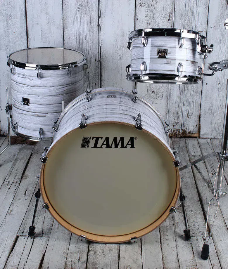 Б/У Ударная установка акустическая TAMA Superstar Classic CK32RZS 22" бас-барабан, 16" том-напольный, 12" том, Ice Ash Wrap (набор, 3 шт.)