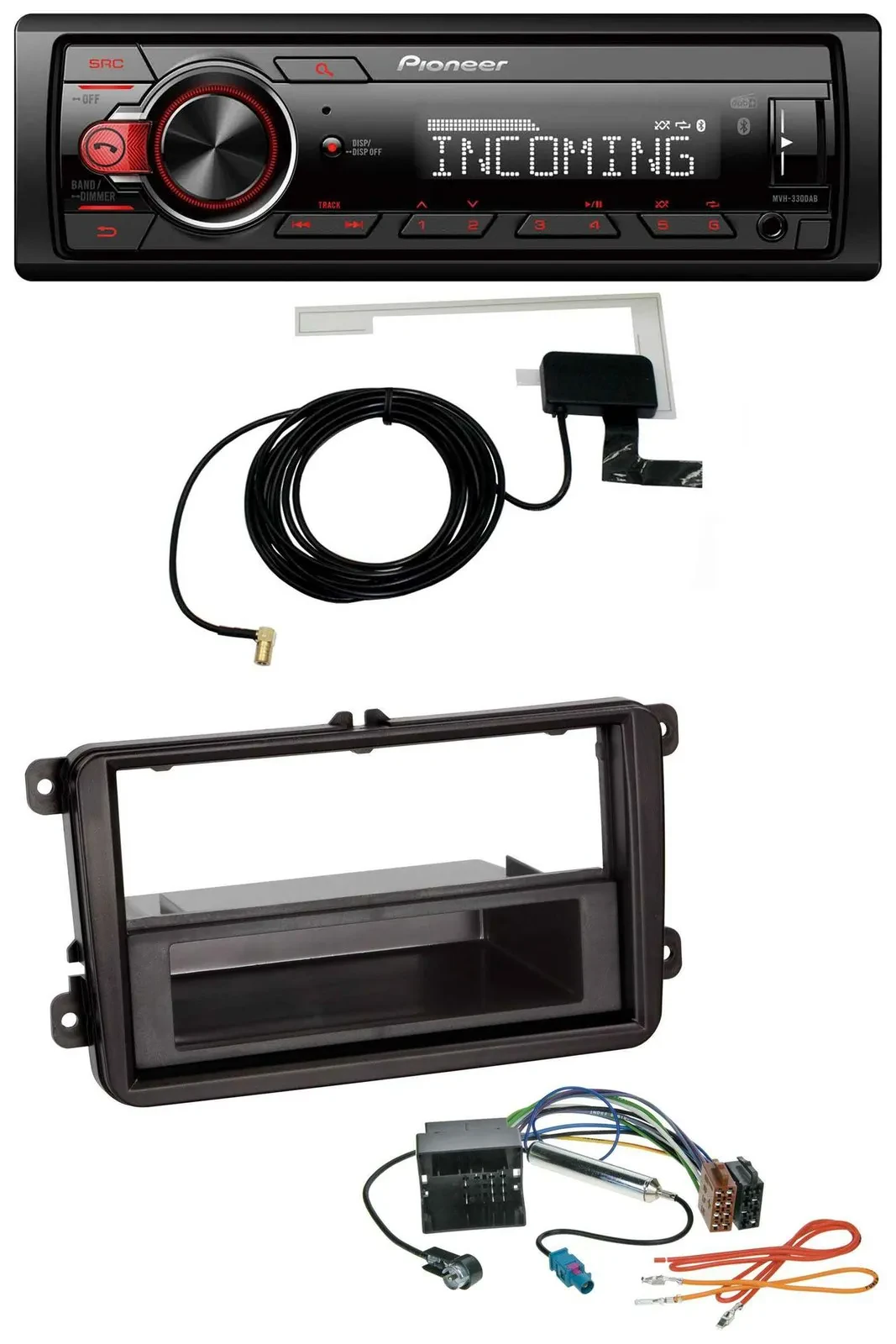 Автомагнитола Pioneer USB MP3 DAB Bluetooth для Skoda Fabia/Octavia/Rapid/Roomster