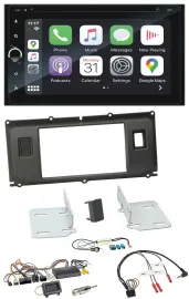 Автомагнитола Blaupunkt 2-DIN Bluetooth, DAB, USB, DVD, поддержка кнопок на руле для Land Rover Evoque (с 2011)
