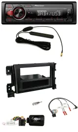 Pioneer MP3 DAB 1DIN Lenkrad USB Autoradio für Suzuki Grand Vitara 2005-2011