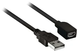 Axxess AXUSBM-A | Retain USB Port in - USB to Mini A Adapter Cable 12 Inch