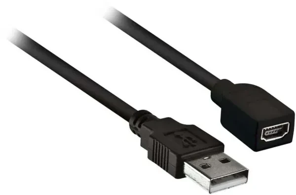 Axxess AXUSBM-A | Retain USB Port in - USB to Mini A Adapter Cable 12 Inch
