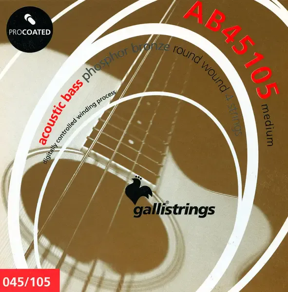 Струны для акустической бас гитары 45-105 Galli Strings AB45105