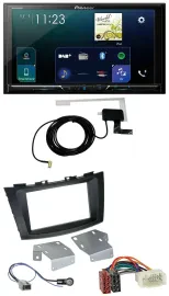 Pioneer 2DIN DAB USB MP3 Bluetooth Autoradio für Suzuki Swift (ab 2010)