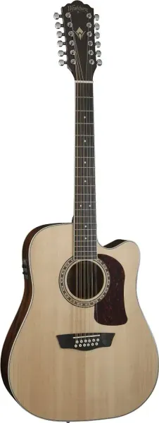 Электроакустическая гитара Washburn D10SCE-12 Heritage Series Dreadnought Natural