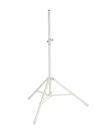 K&M 214/6 Two Piece Folding Speaker Stand, White