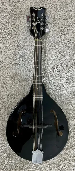 Dean TNAE CBK Acoustic Electric A-Style Tennessee Mandolin in Classic Black