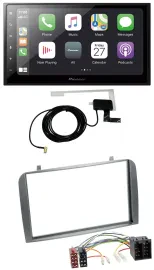 Pioneer USB MP3 2DIN Bluetooth DAB Autoradio für Alfa Romeo GT 147 00-10 anthraz
