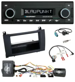 Blaupunkt DAB USB Bluetooth Lenkrad Autoradio für Mercedes SLK R171 04-11 aktiv
