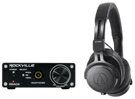 Наушники мониторные Audio-Technica ATH-M60X (набор) с DAC/усилителем для наушников