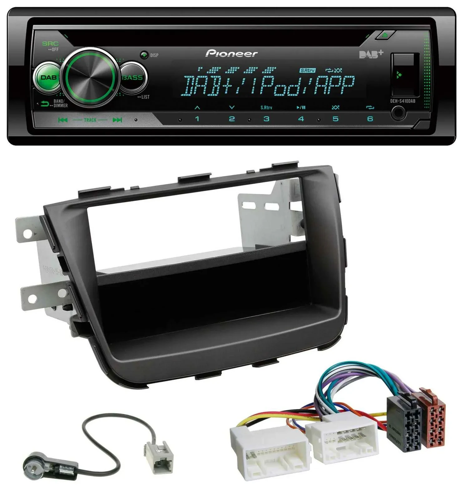 Автомагнитола Pioneer USB MP3 DAB AUX CD для Kia Sorento II XM (рестайлинг, 2012–2015)