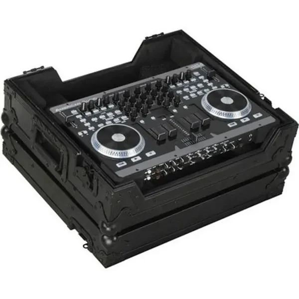 Marathon Black Series Flight Road Case with Laptop Shelf for American Audio VMS4