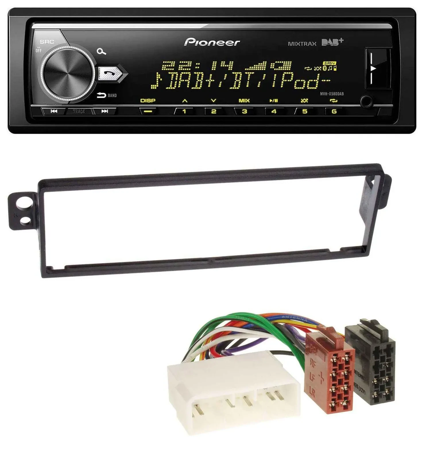 Pioneer Bluetooth USB DAB MP3 Autoradio für Chevrolet Kalos KLAS 2004-2007