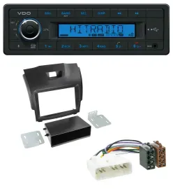 VDO AUX Bluetooth USB MP3 Autoradio für Isuzu D-Max (2012-2020)