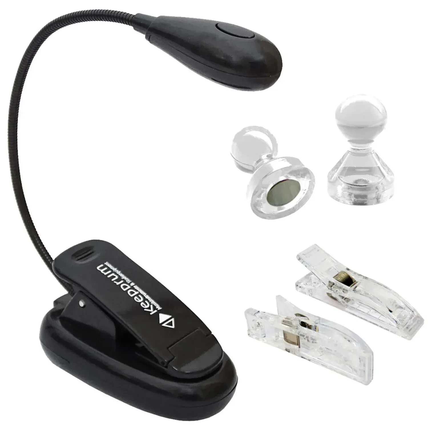 Подсветка для пюпитра keepdrum CL2 Black с аксессуарами