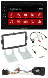 Blaupunkt 2DIN Lenkrad Bluetooth USB TMC DAB Navigation für Dacia Sandero ab 201