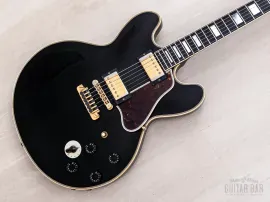 Б/У Электрогитара полуакустическая Gibson B.B. King Lucille ES-355 1995, чёрный, стерео, с кейсом