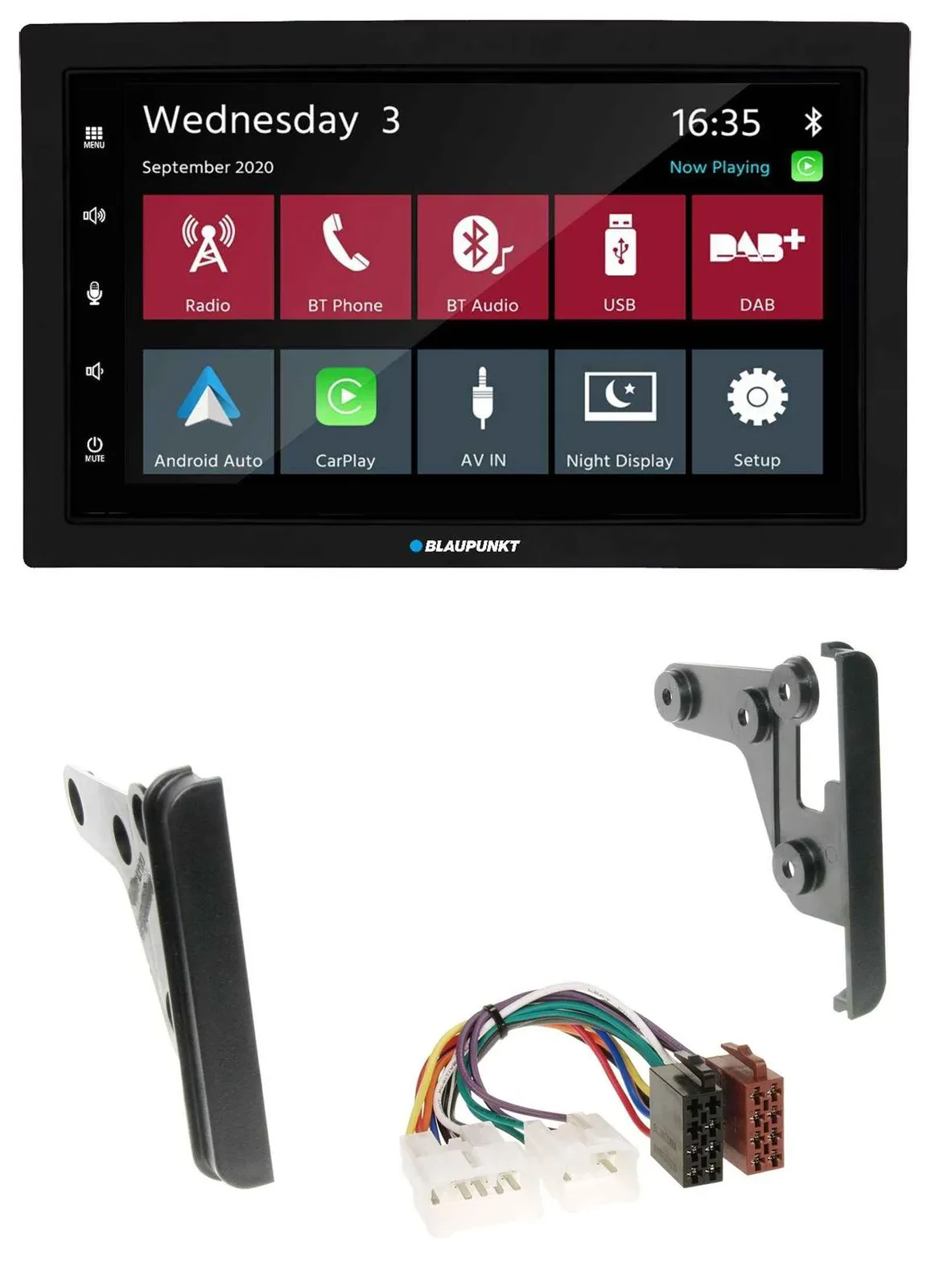 Blaupunkt 2DIN MP3 USB Bluetooth DAB Autoradio für Toyota Highlander Matrix RAV