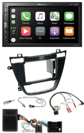 Pioneer USB Lenkrad DAB 2DIN Bluetooth Autoradio für Opel Insignia ab 08 schwarz
