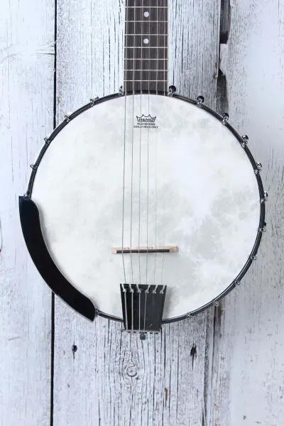 Washburn Americana Series B6 Six String Open Back Banjo with Remo Head