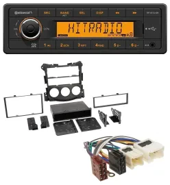Continental 1DIN USB AUX MP3 Autoradio für Nissan 370Z (ab 2009)