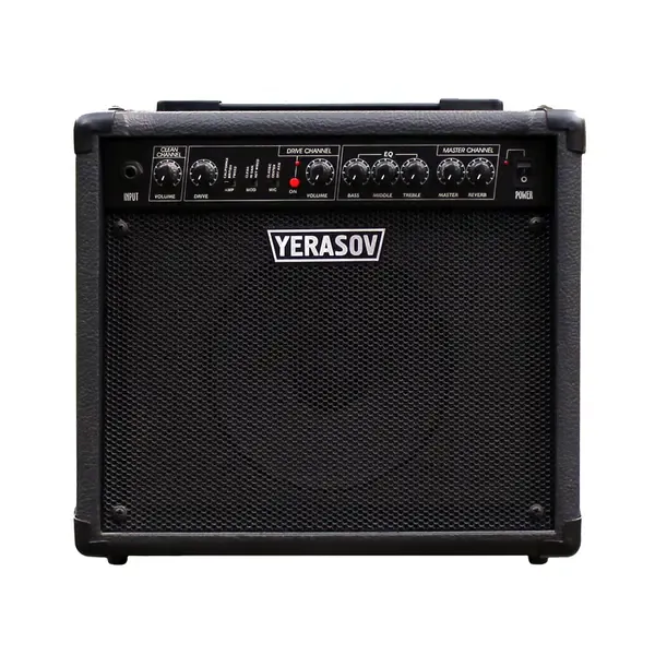 Комбоусилитель для электрогитары Yerasov GA-15R Black 1x8 15W