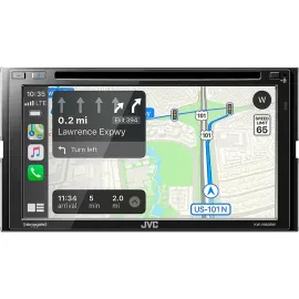 JVC KWV960BW Apple CarPlay Bluetooth Double DIN 6.8" CD/DVD Multimedia Receiver