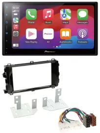 Автомагнитола для Toyota Auris Pioneer 2-DIN, DAB, USB, Bluetooth, MP3