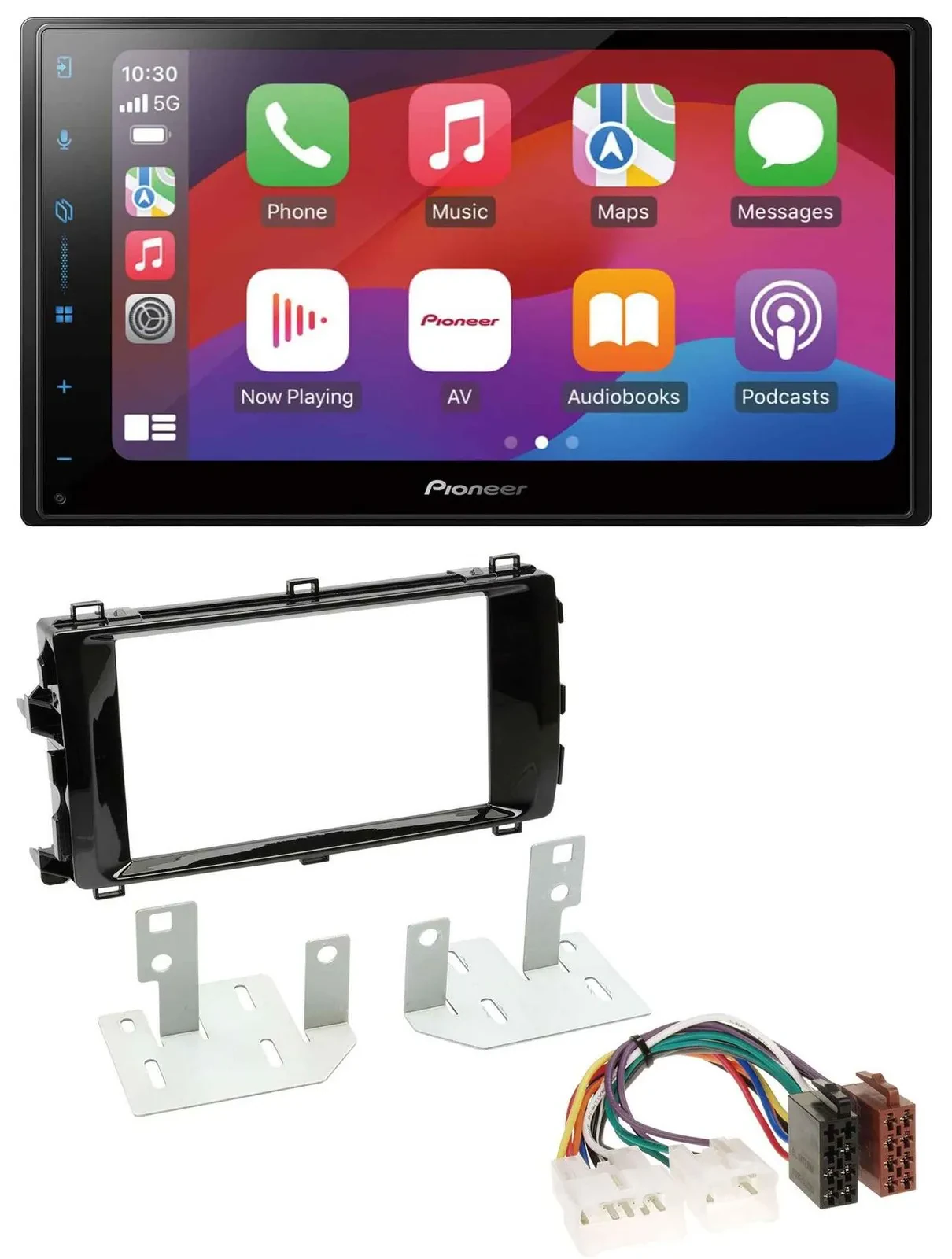 Автомагнитола для Toyota Auris Pioneer 2-DIN, DAB, USB, Bluetooth, MP3