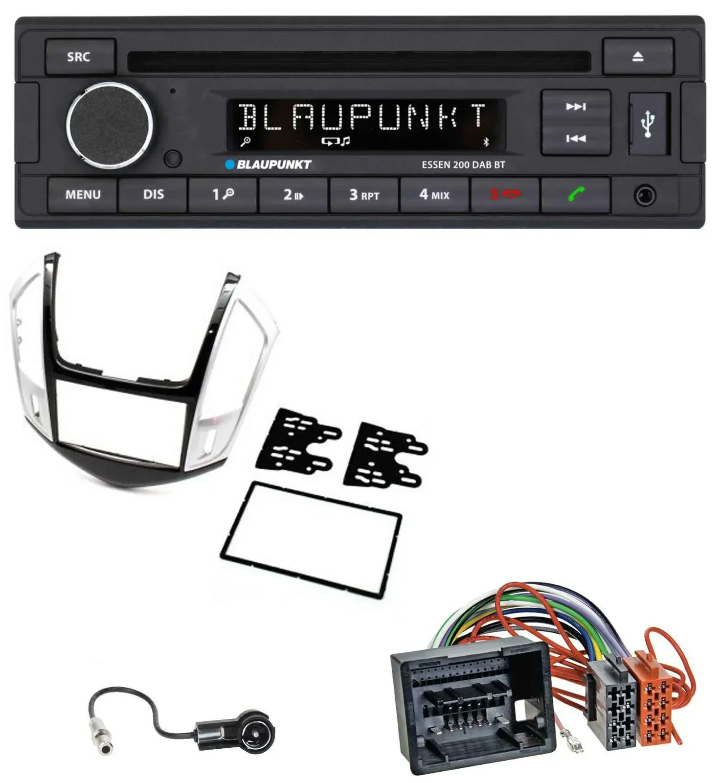 Blaupunkt USB MP3 Bluetooth DAB CD Autoradio für Chevrolet Cruze 2011-2016 silbe