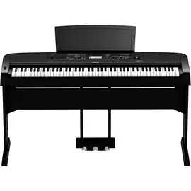 Yamaha DGX-670 Keyboard with Matching Stand and Pedal Black