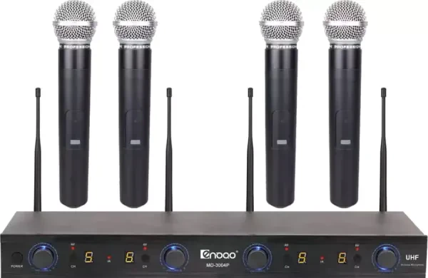 Радиосистема ENBAO MD-3004P UHF (4 микрофона на базе)
