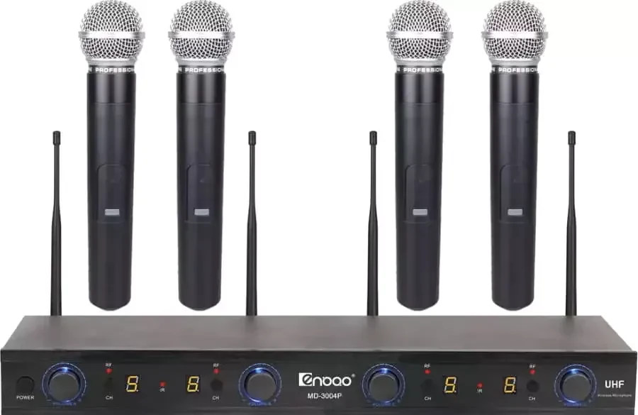Радиосистема ENBAO MD-3004P UHF (4 микрофона на базе)