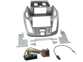Radioeinbauset Doppel DIN Autoradio für Ford Transit 12-18 Display Connect silbe