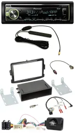 Pioneer MP3 USB CD DAB Lenkrad Autoradio für Dacia Duster Dokker Logan ab 12 pia
