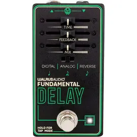 Педаль эффектов для электрогитары Walrus Audio Fundamental Series: Delay Effects Pedal Black