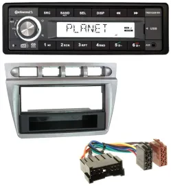 Continental USB 1DIN AUX DAB MP3 Autoradio für Kia Picanto (2004-2007)