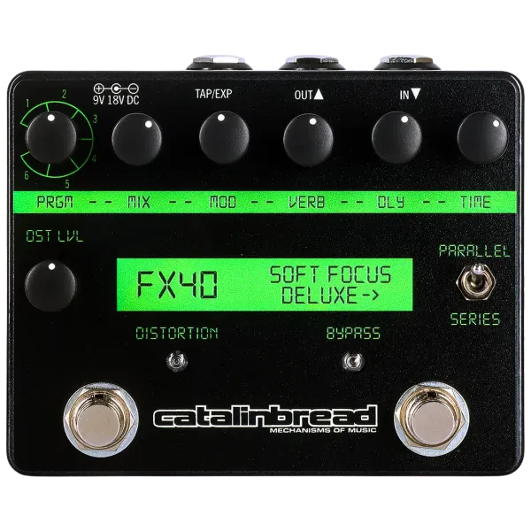 Педаль эффектов для электрогитары Catalinbread Soft Focus Deluxe Multi Effects Reverb с педалью Tap-Tempo