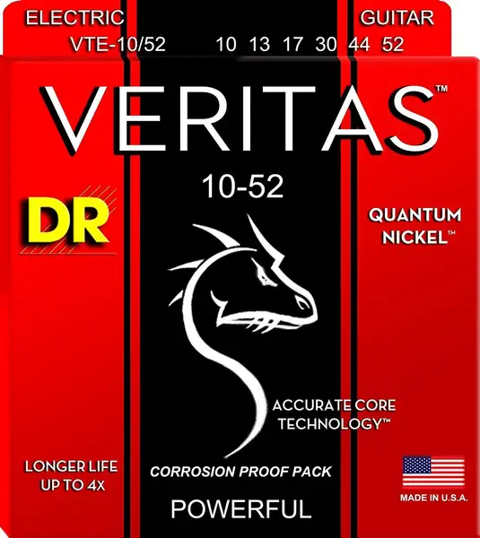 Струны для электрогитары DR Strings VTE 10/52 Vertias 10-52