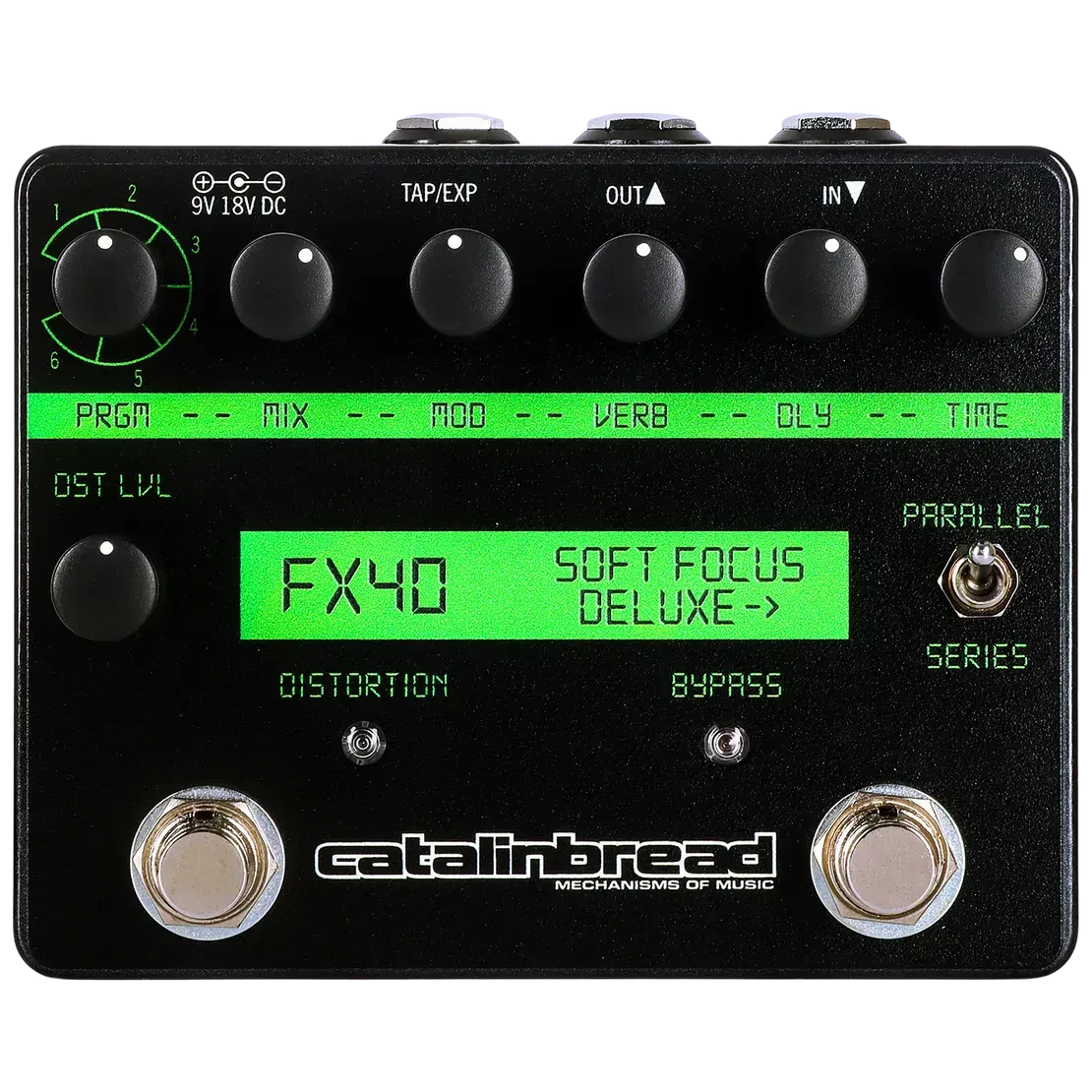Педаль эффектов для электрогитары Catalinbread Soft Focus Deluxe Multi Effects Reverb с педалью Tap-Tempo